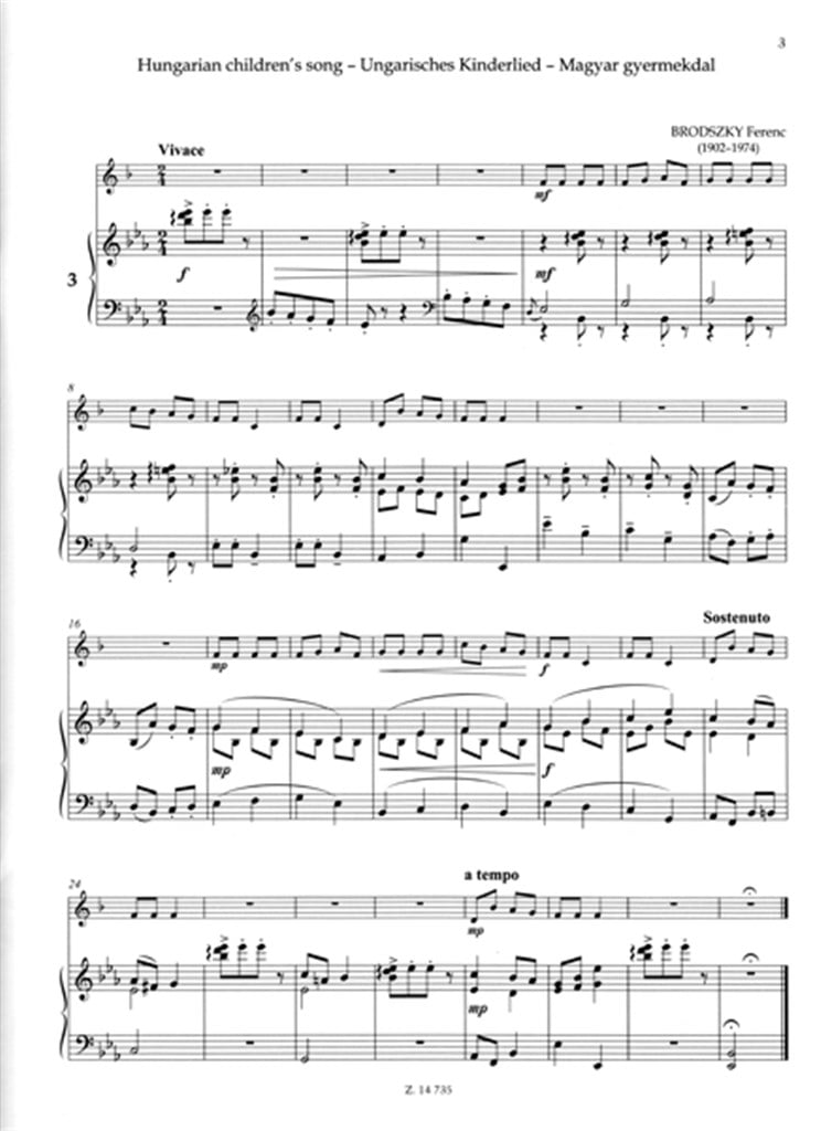 Tenor Horn or Trumpet ABC - Tenorhorn- oder Tromp